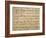 Handwritten Music Score of Elisa, 1830-Simon Mayr-Framed Giclee Print