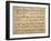 Handwritten Music Score of Elisa, 1830-Simon Mayr-Framed Giclee Print