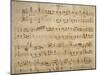 Handwritten Music Score of Elisa, 1830-Simon Mayr-Mounted Giclee Print