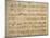 Handwritten Music Score of Elisa, 1830-Simon Mayr-Mounted Giclee Print