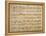 Handwritten Music Score of Elisa, 1830-Simon Mayr-Framed Premier Image Canvas