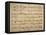 Handwritten Music Score of Elisa, 1830-Simon Mayr-Framed Premier Image Canvas