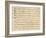 Handwritten Music Score of Mass for Four Voices, Kyrie Eleison-Giovanni Pierluigi da Palestrina-Framed Giclee Print