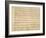 Handwritten Music Score of Mass for Four Voices, Kyrie Eleison-Giovanni Pierluigi da Palestrina-Framed Giclee Print