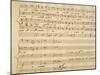 Handwritten Music Score of Mass for Four Voices, Kyrie Eleison-Giovanni Pierluigi da Palestrina-Mounted Giclee Print