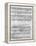 Handwritten Musical Score (Ink on Paper)-Ludwig Van Beethoven-Framed Premier Image Canvas