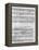 Handwritten Musical Score (Ink on Paper)-Ludwig Van Beethoven-Framed Premier Image Canvas