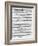 Handwritten Musical Score (Ink on Paper)-Ludwig Van Beethoven-Framed Giclee Print