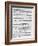 Handwritten Musical Score (Ink on Paper)-Ludwig Van Beethoven-Framed Giclee Print