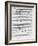 Handwritten Musical Score (Ink on Paper)-Ludwig Van Beethoven-Framed Giclee Print