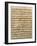 Handwritten Score for Mass in B Minor, BWV 232-Johann Sebastian Bach-Framed Giclee Print