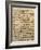 Handwritten Score for Mass in B Minor, BWV 232-Johann Sebastian Bach-Framed Giclee Print