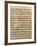 Handwritten Score for Mass in B Minor, BWV 232-Johann Sebastian Bach-Framed Giclee Print