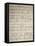 Handwritten Sheet Music for Cavalleria Rusticana-null-Framed Premier Image Canvas