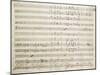 Handwritten Sheet Music for Il Barbiere Di Siviglia-null-Mounted Giclee Print