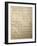 Handwritten Sheet Music for Nerone-null-Framed Giclee Print