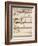 Handwritten Sheet Music for Si-null-Framed Giclee Print