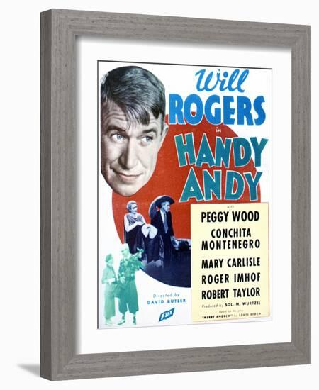 Handy Andy - Movie Poster Reproduction-null-Framed Photo