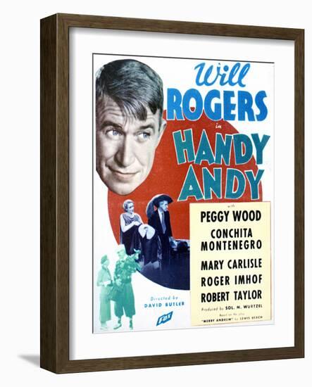 Handy Andy - Movie Poster Reproduction-null-Framed Photo