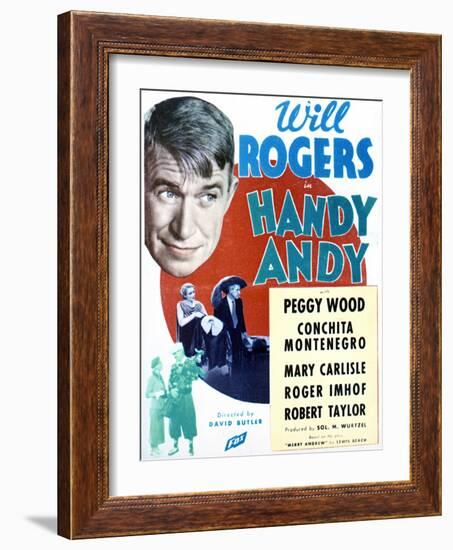 Handy Andy - Movie Poster Reproduction-null-Framed Photo