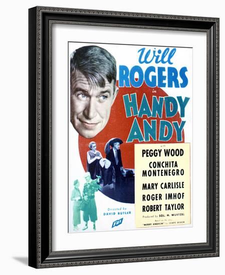 Handy Andy - Movie Poster Reproduction-null-Framed Photo