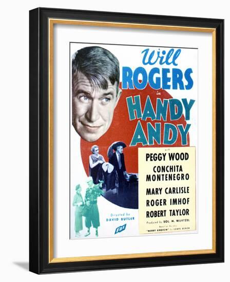 Handy Andy - Movie Poster Reproduction-null-Framed Photo