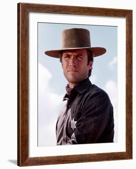 Hang 'Em High, Clint Eastwood, 1968-null-Framed Photo