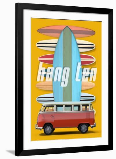 Hang Ten-Edward M. Fielding-Framed Art Print