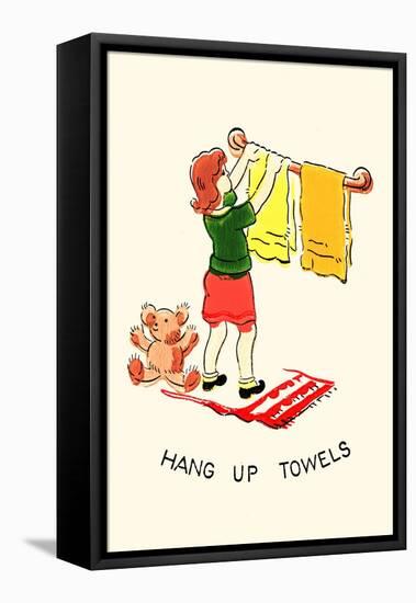 Hang Up Towels-null-Framed Stretched Canvas