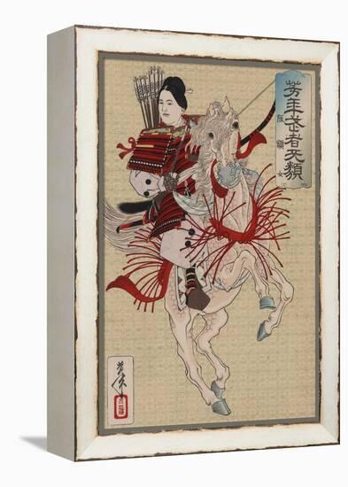 Hangaku Gozen, C.1885-Tsukioka Yoshitoshi-Framed Premier Image Canvas