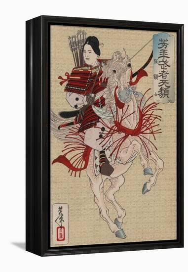 Hangaku Gozen, C.1885-Tsukioka Yoshitoshi-Framed Premier Image Canvas