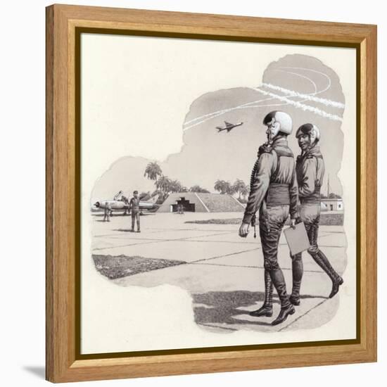 Hangers of the Iraqui Air Force-Pat Nicolle-Framed Premier Image Canvas