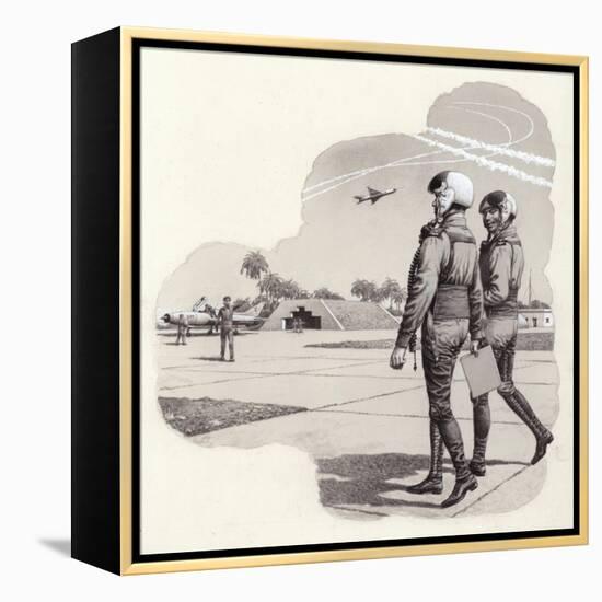 Hangers of the Iraqui Air Force-Pat Nicolle-Framed Premier Image Canvas
