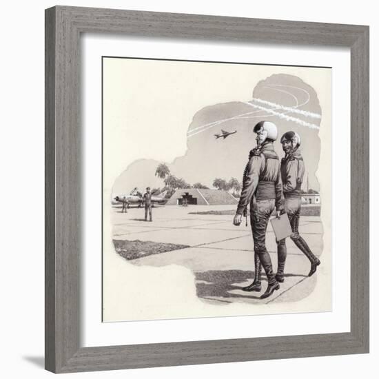 Hangers of the Iraqui Air Force-Pat Nicolle-Framed Giclee Print