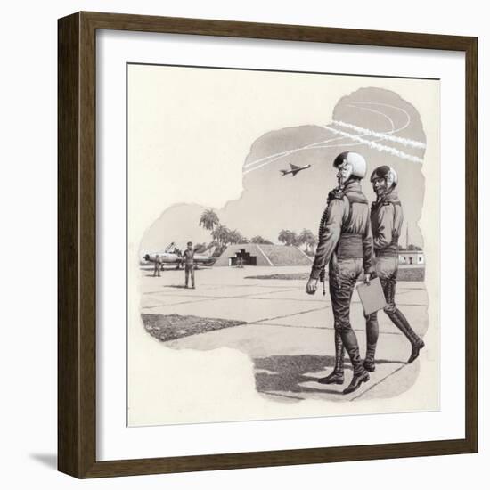 Hangers of the Iraqui Air Force-Pat Nicolle-Framed Giclee Print