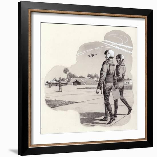 Hangers of the Iraqui Air Force-Pat Nicolle-Framed Giclee Print