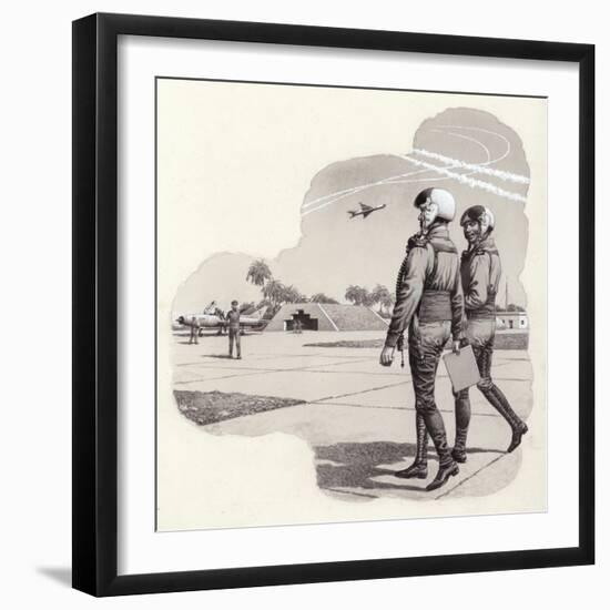 Hangers of the Iraqui Air Force-Pat Nicolle-Framed Giclee Print