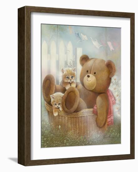 Hanging Around-Ruane Manning-Framed Art Print