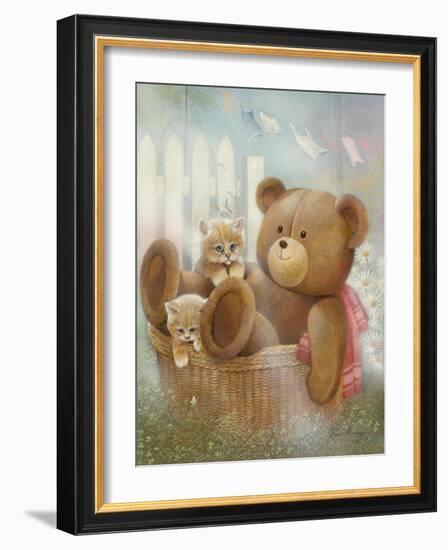 Hanging Around-Ruane Manning-Framed Art Print