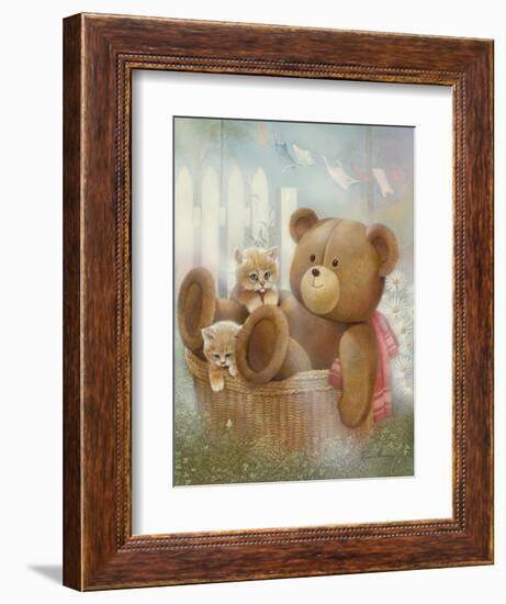 Hanging Around-Ruane Manning-Framed Art Print