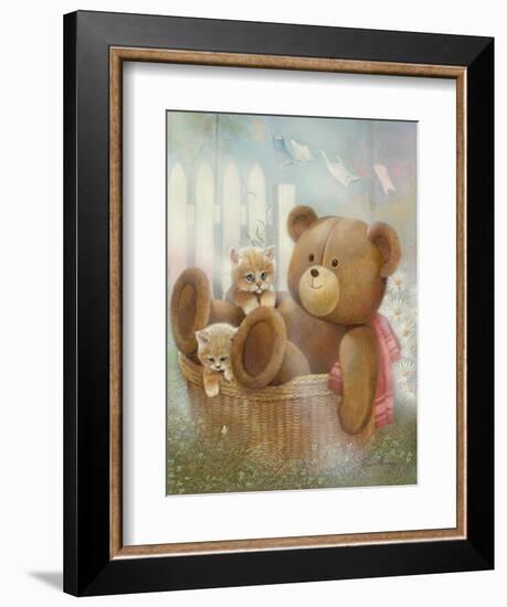 Hanging Around-Ruane Manning-Framed Art Print