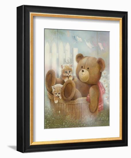 Hanging Around-Ruane Manning-Framed Art Print