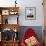 Hanging Broom, Hat on Rail and Rocking Chair in Shaker Room, Hancock, Massachusetts-Alfred Eisenstaedt-Framed Photographic Print displayed on a wall