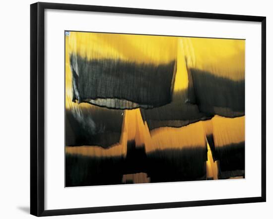Hanging Cloths, Marrakesh, Morocco, North Africa-Peter Adams-Framed Photographic Print