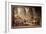 Hanging Depicting the Hunts of Louis Xvi: the Meeting at the Crossroads of the King's Well in Compi-Jean-Baptiste Oudry-Framed Giclee Print