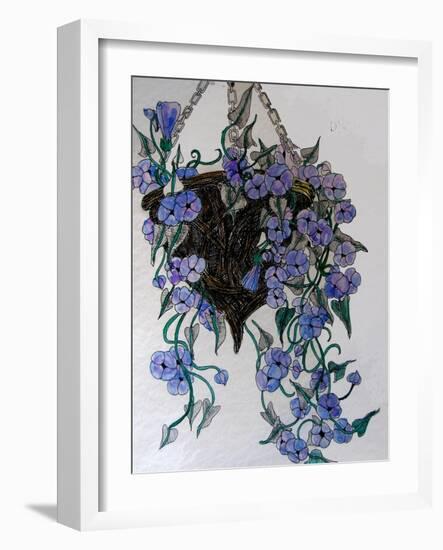 Hanging flowers-Linda Arthurs-Framed Giclee Print