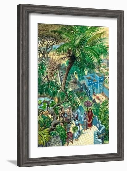 Hanging Gardens Babylon-Peter Jackson-Framed Giclee Print