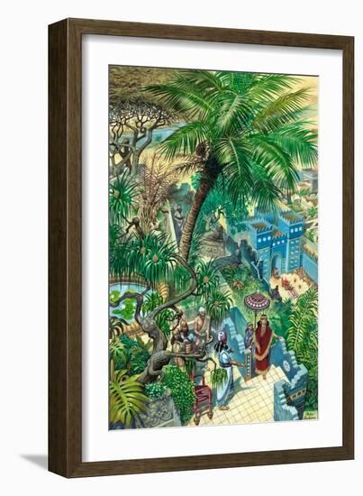 Hanging Gardens Babylon-Peter Jackson-Framed Giclee Print