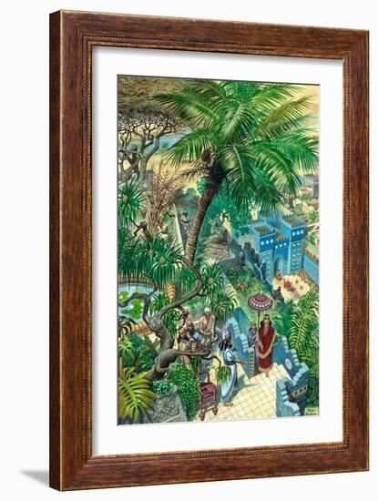 Hanging Gardens Babylon-Peter Jackson-Framed Giclee Print