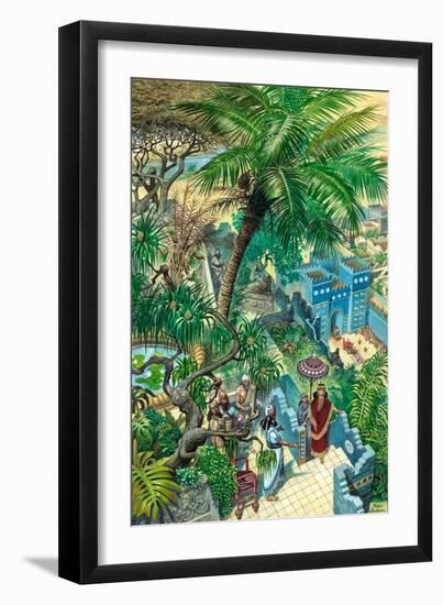 Hanging Gardens Babylon-Peter Jackson-Framed Giclee Print